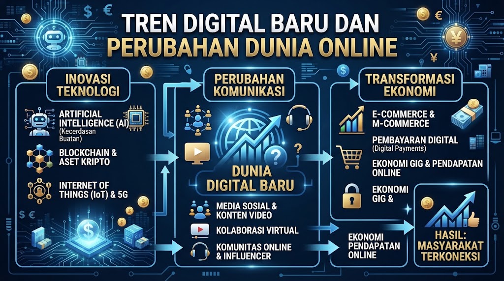 Tren Digital Baru dan Perubahan Dunia Online